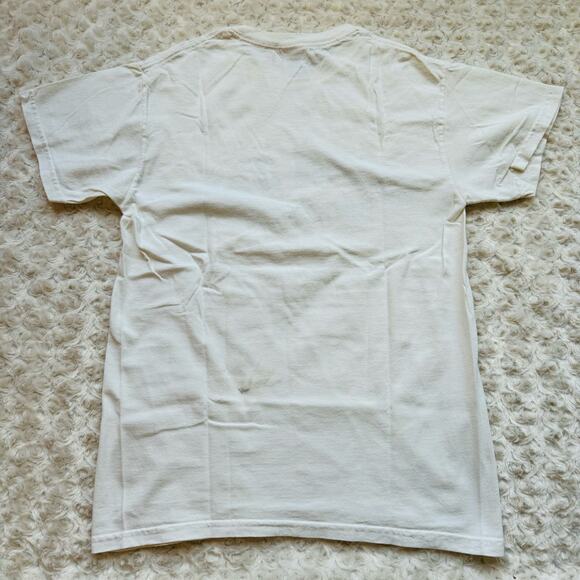 Gildan 100% Cotton White Unisex Tee Shirt Size Small - Picture 5 of 5